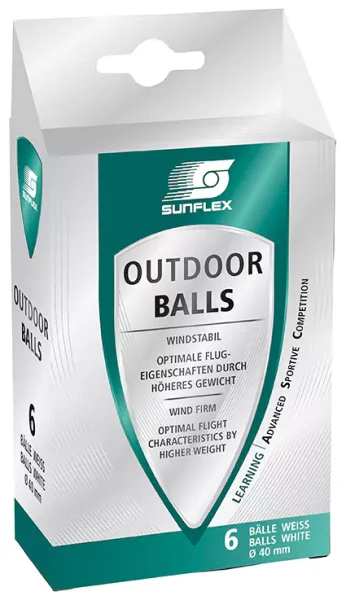 Outdoor-Bälle 6 Stück