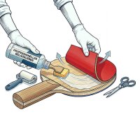 Schlägermontage pro Belag