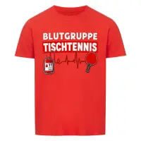 Shirt Blutgruppe Tischtennis