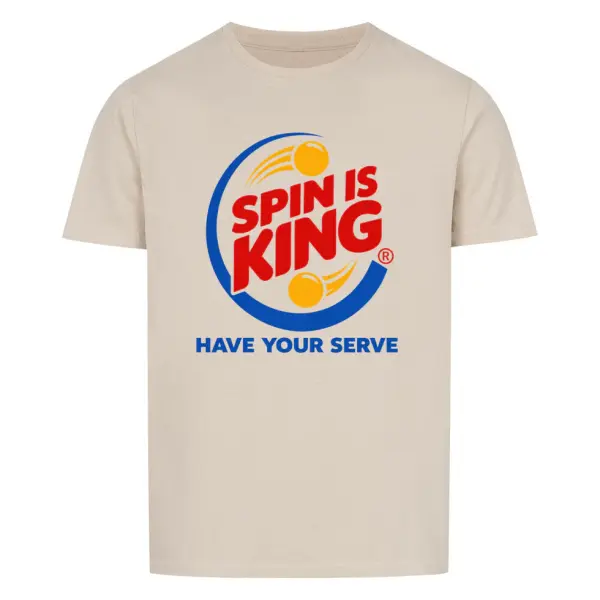 Shirt Spin Is King sand L